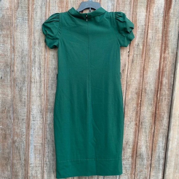 COPY - DSQUARED2 wool mock neck dark green midi dress - Picture 3 of 16